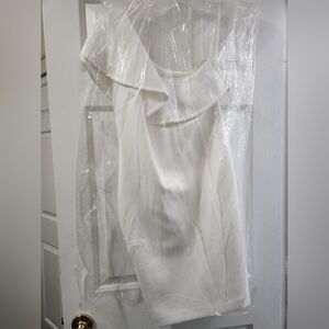 Calvin Klein White Wedding Dress